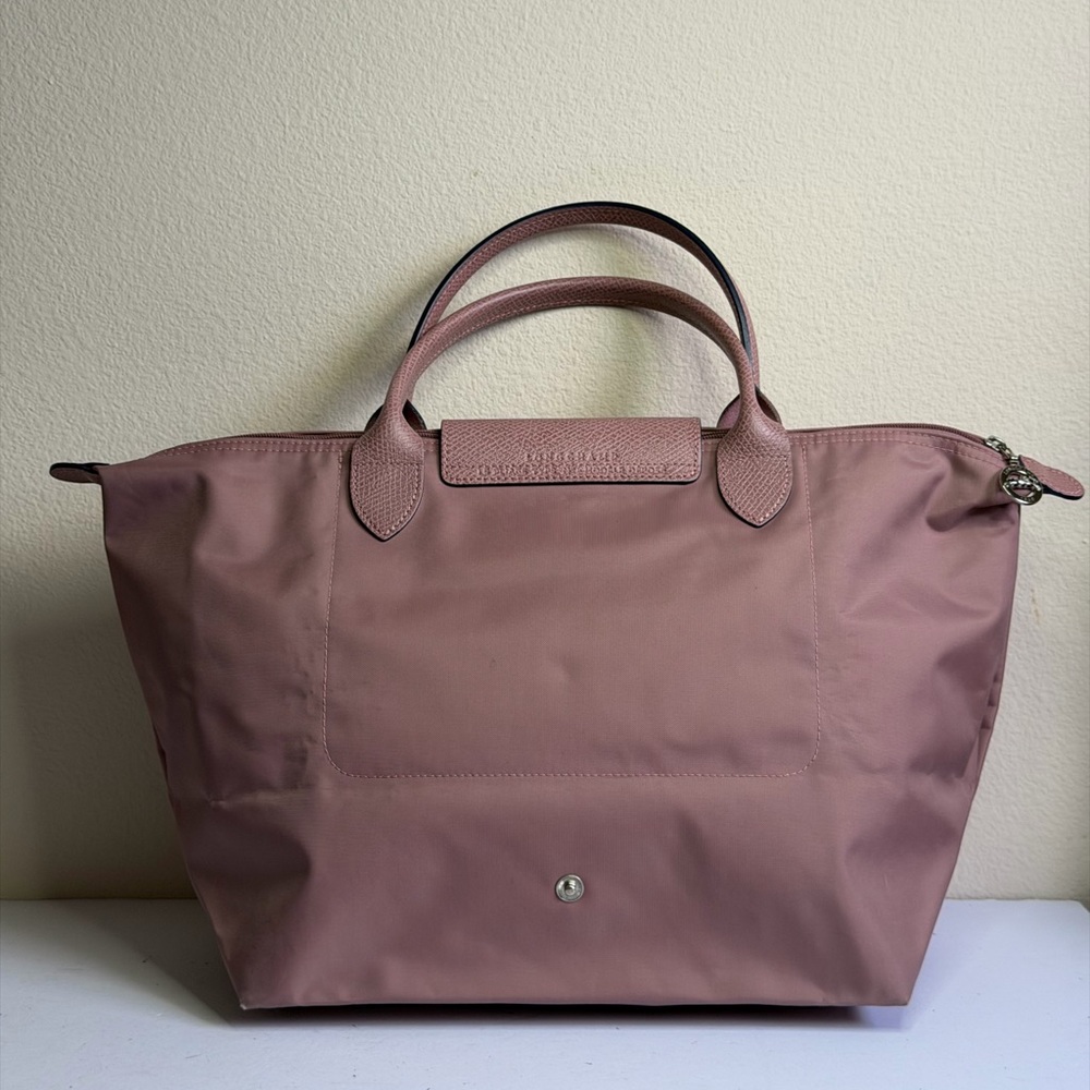 Longchamp Le Pliage Original Tote Bag Short Handles in Pink Tea - Picture 7 of 14